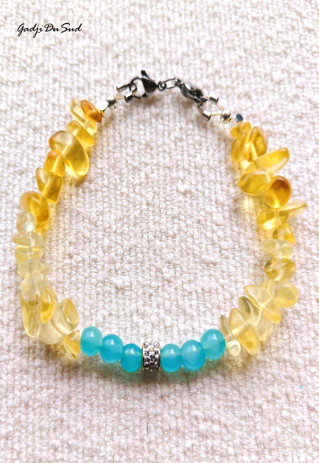 Bracelet - L - Gadji Du Sud® "CITRINADE"