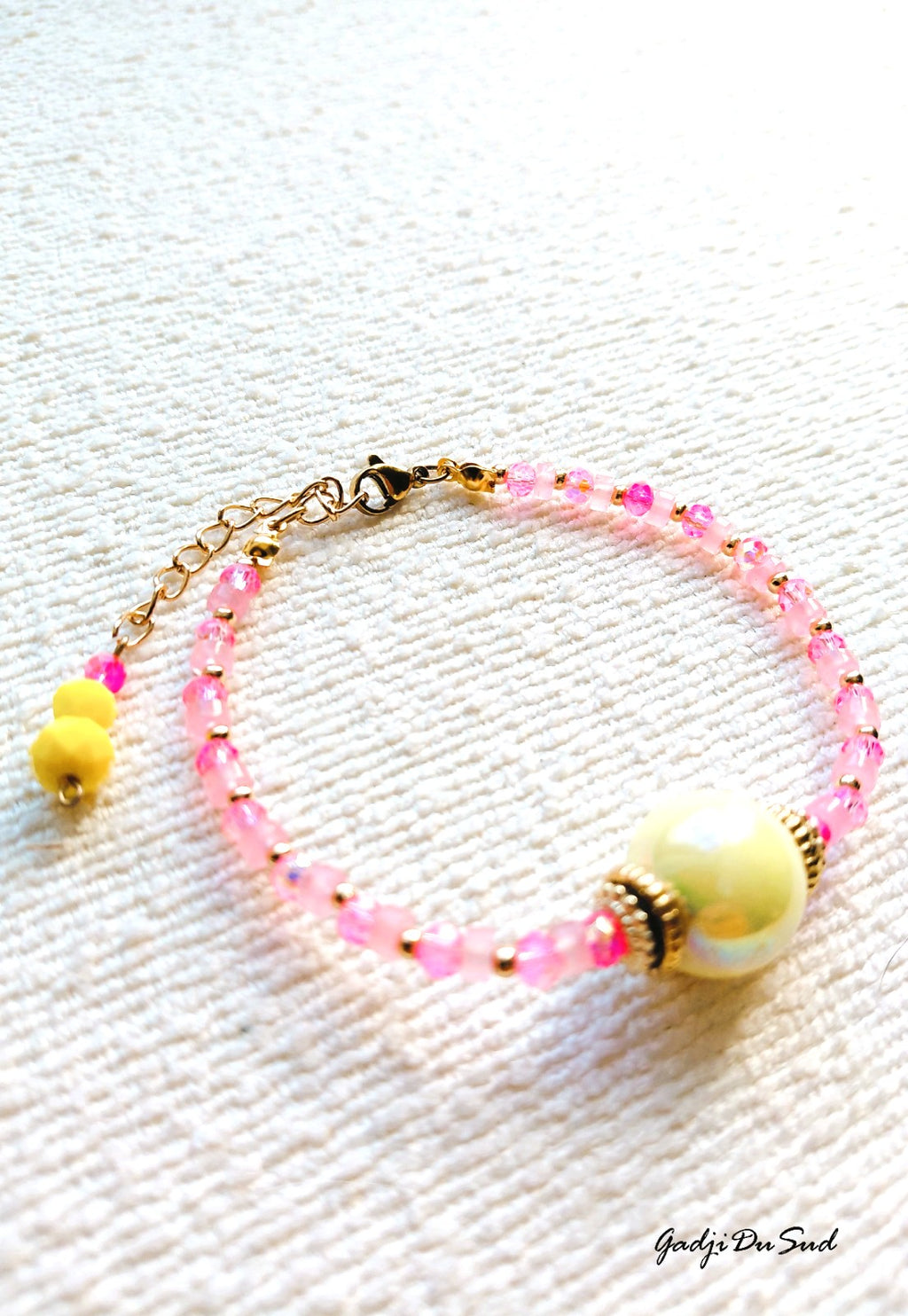 Bracelet - L - Gadji Du Sud® "PERLES DE ROSEE"2