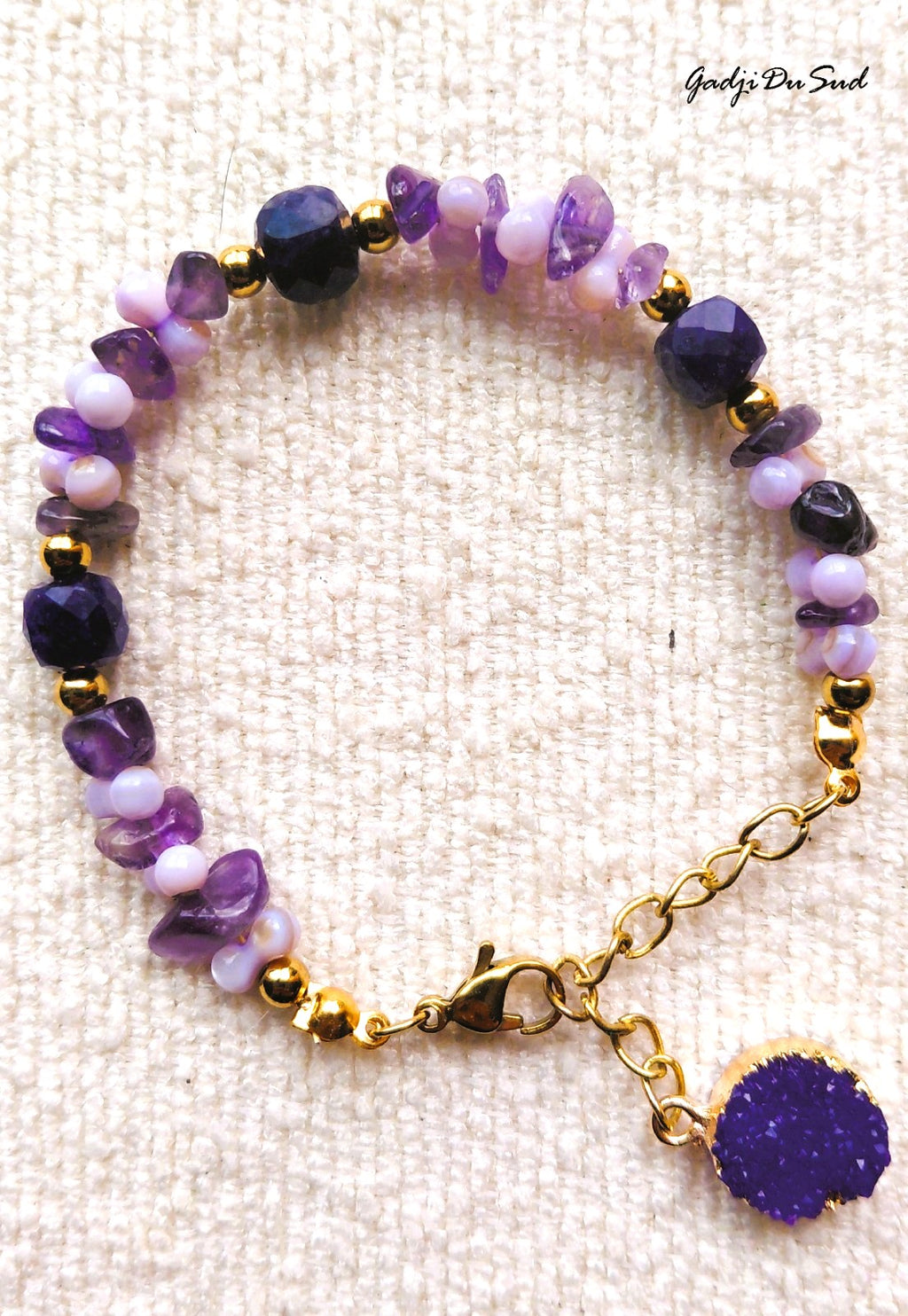 Bracelet Gadji Du Sud® "CHAMPS DE LAVANDE"