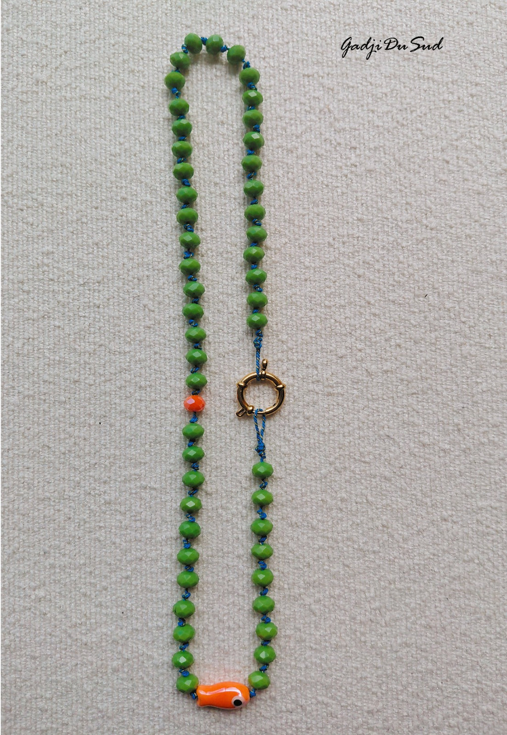 Collier Gadji Du Sud® "AQUAVERDE" 1
