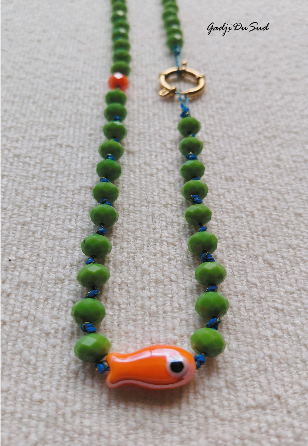 Collier Gadji Du Sud® "AQUAVERDE" 2