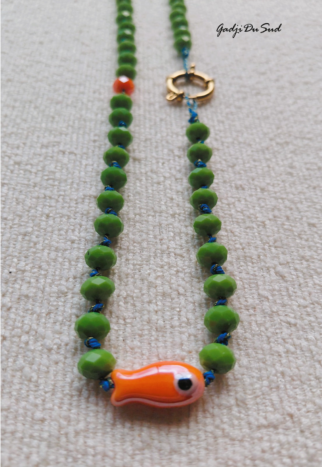 Collier Gadji Du Sud® "AQUAVERDE" 2