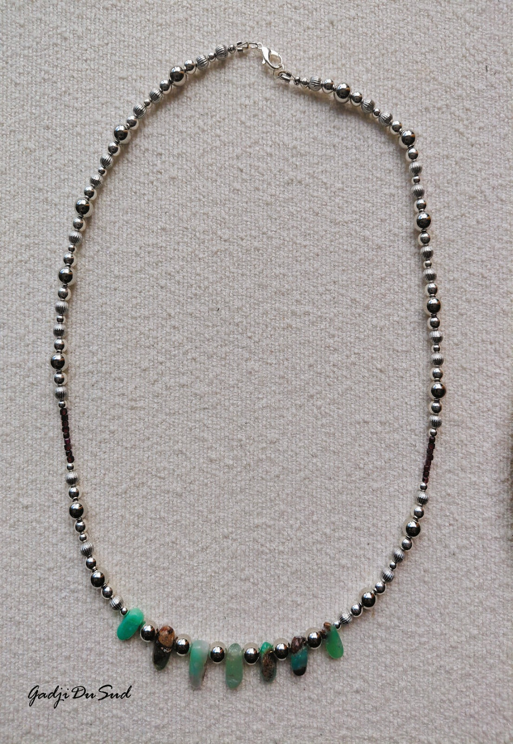Collier Gadji Du Sud® "ARGENTIC" 1