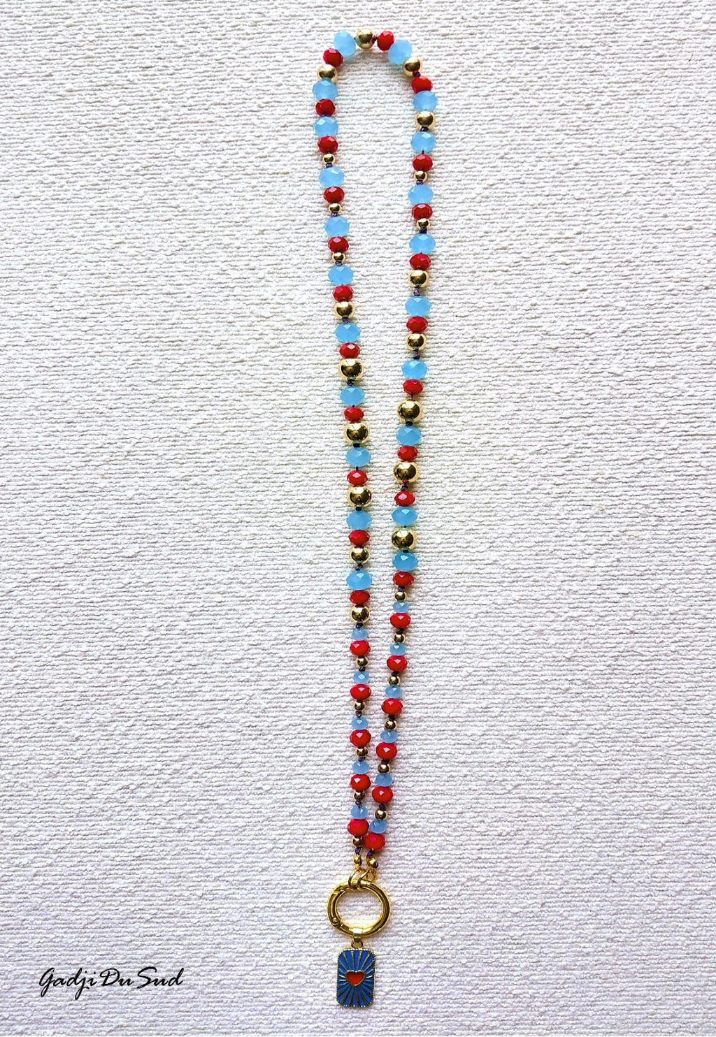 Collier Gadji Du Sud® "A COEUR RAYONNANT"