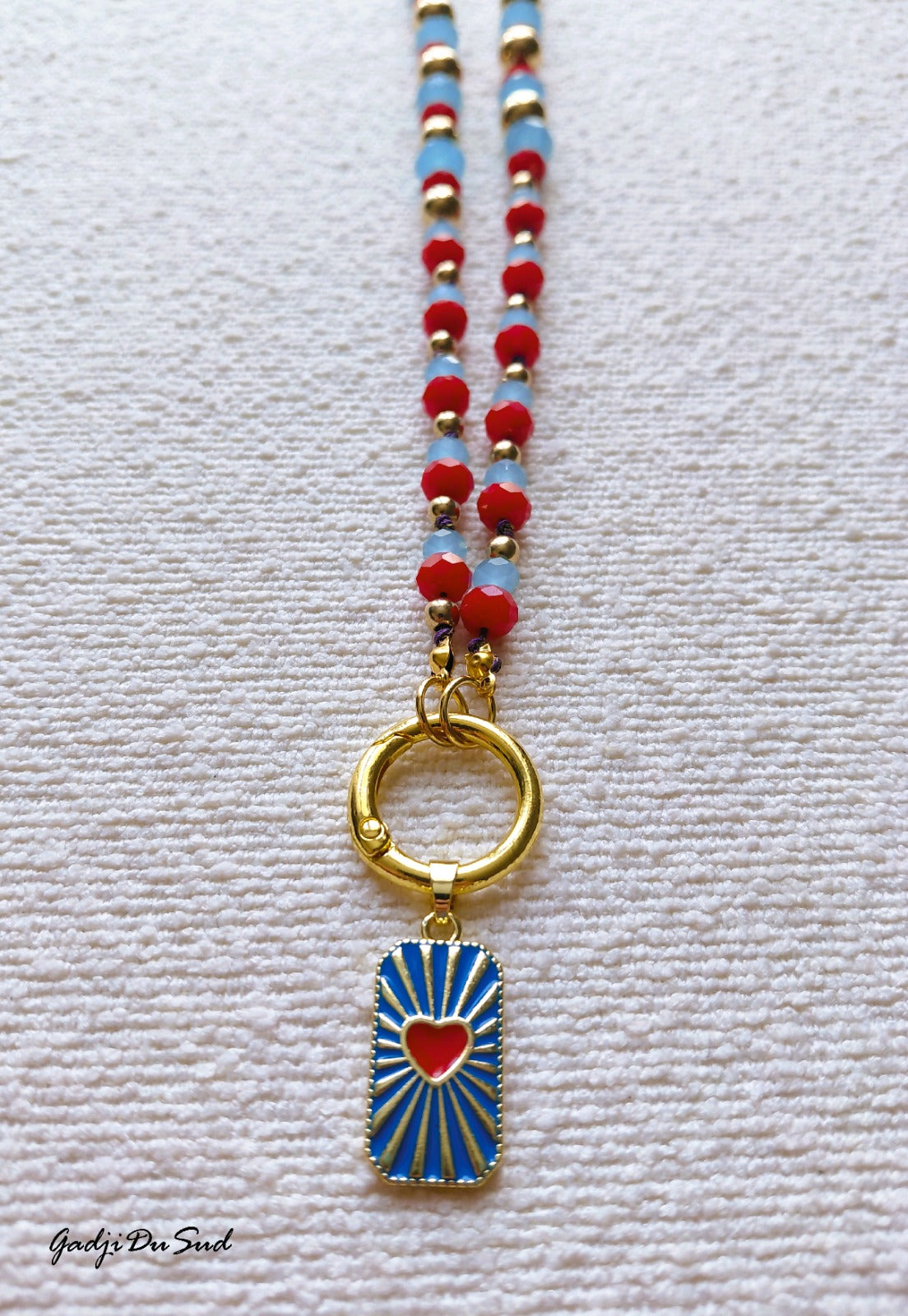 Collier Gadji Du Sud® "A COEUR RAYONNANT"2