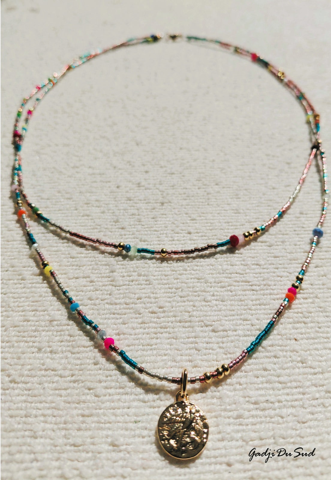 Collier Gadji Du Sud® "DOUBLE COLIBRI" 2