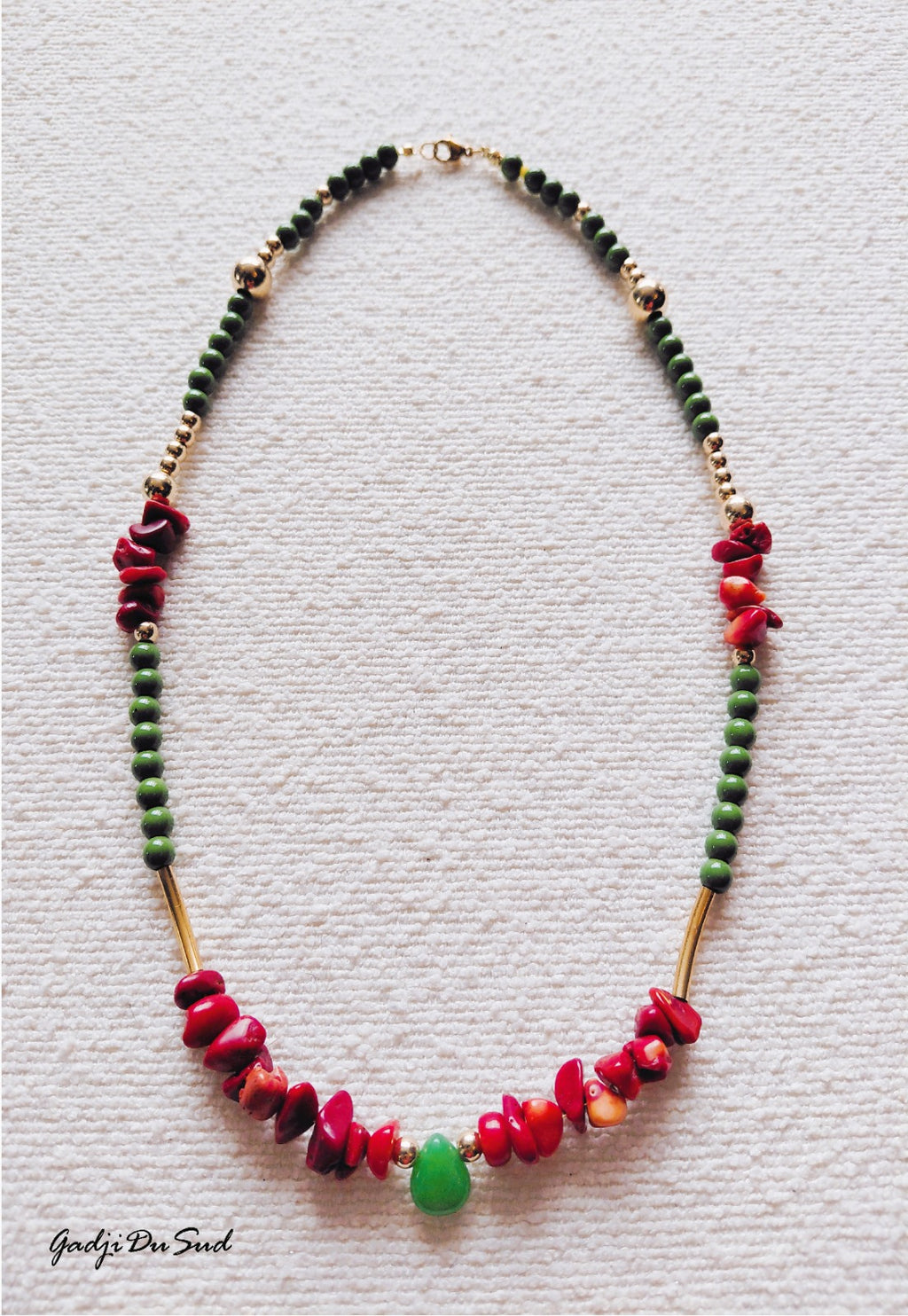 Collier Gadji Du Sud® "LA PERLE DES MERS"1