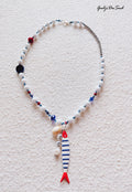 Collier Gadji Du Sud® "LE POMPON DU MARIN"1