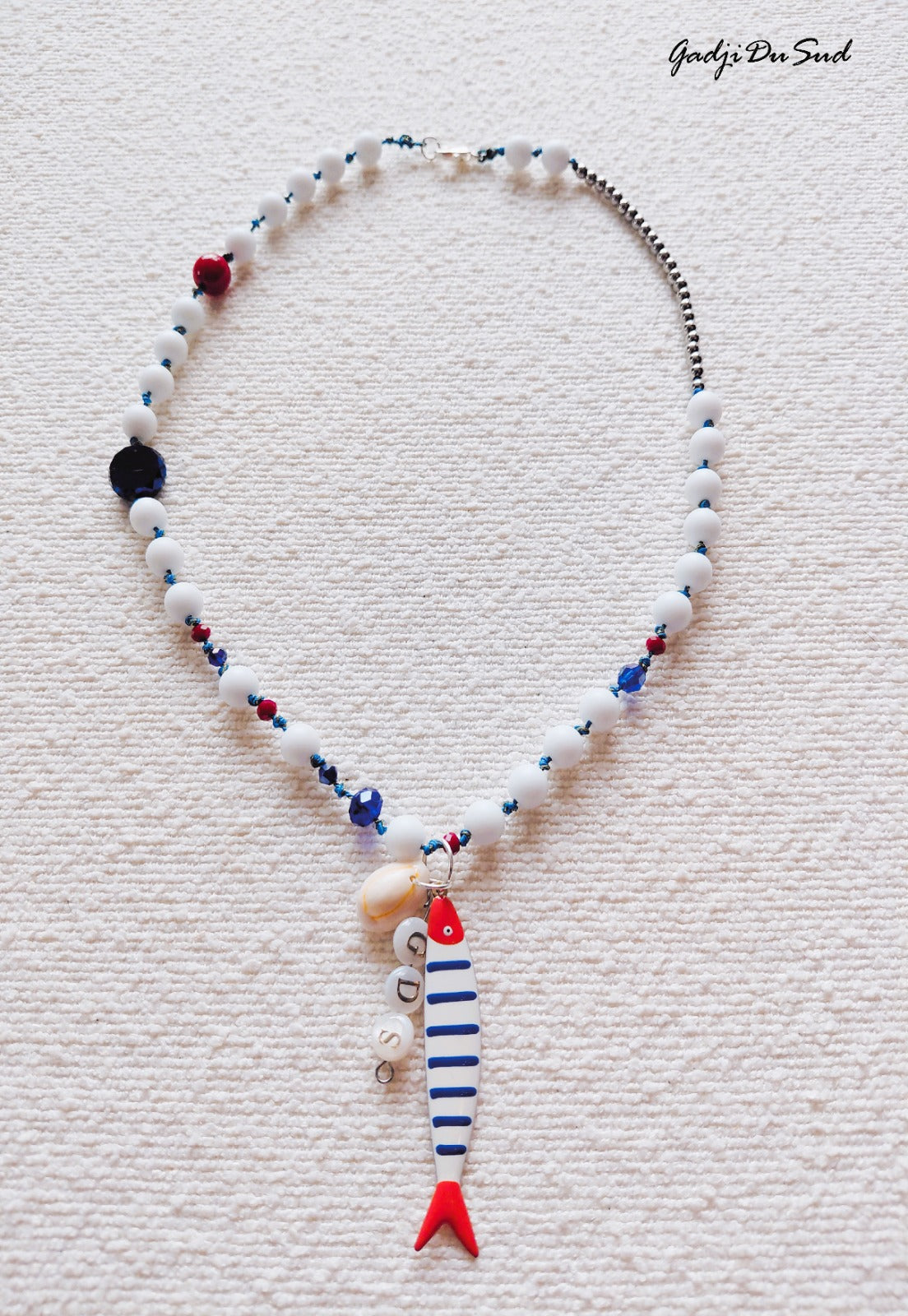 Collier Gadji Du Sud® "LE POMPON DU MARIN"1