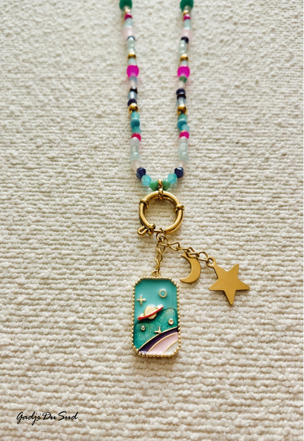 Collier Gadji Du Sud® "LE SYSTEME SOLAIRE"2