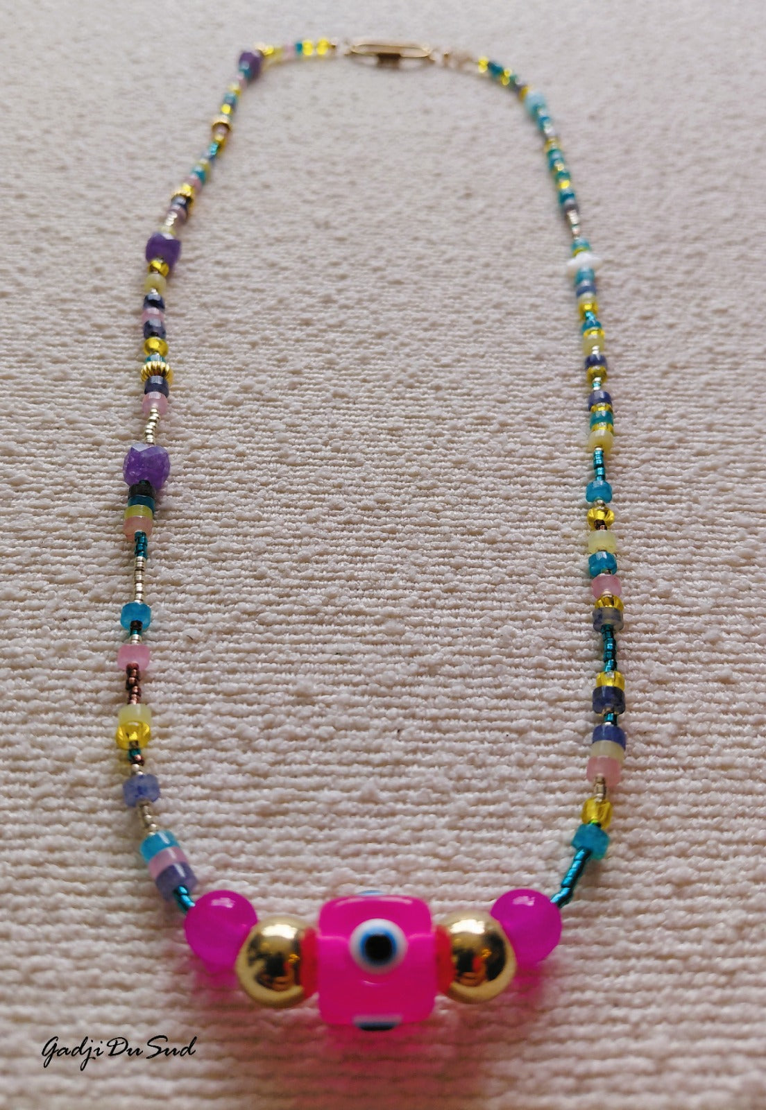 Collier Gadji Du Sud® "L'OEIL DE L'AMOUR"2