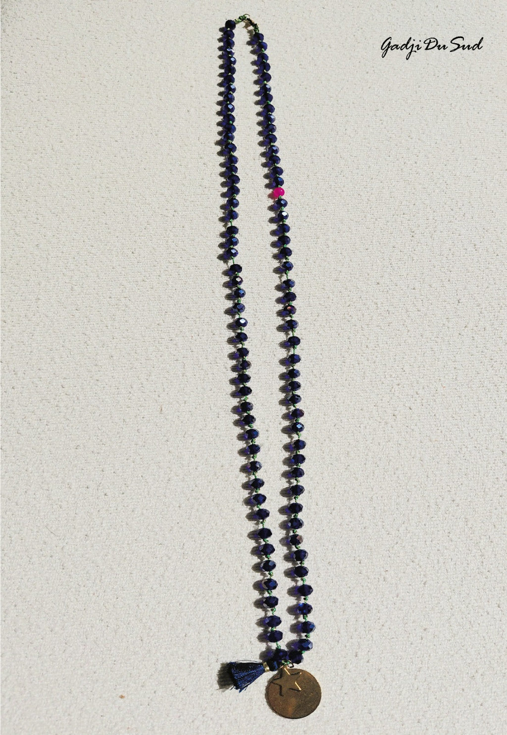 Collier Gadji Du Sud® "NUIT BLEUE" 1
