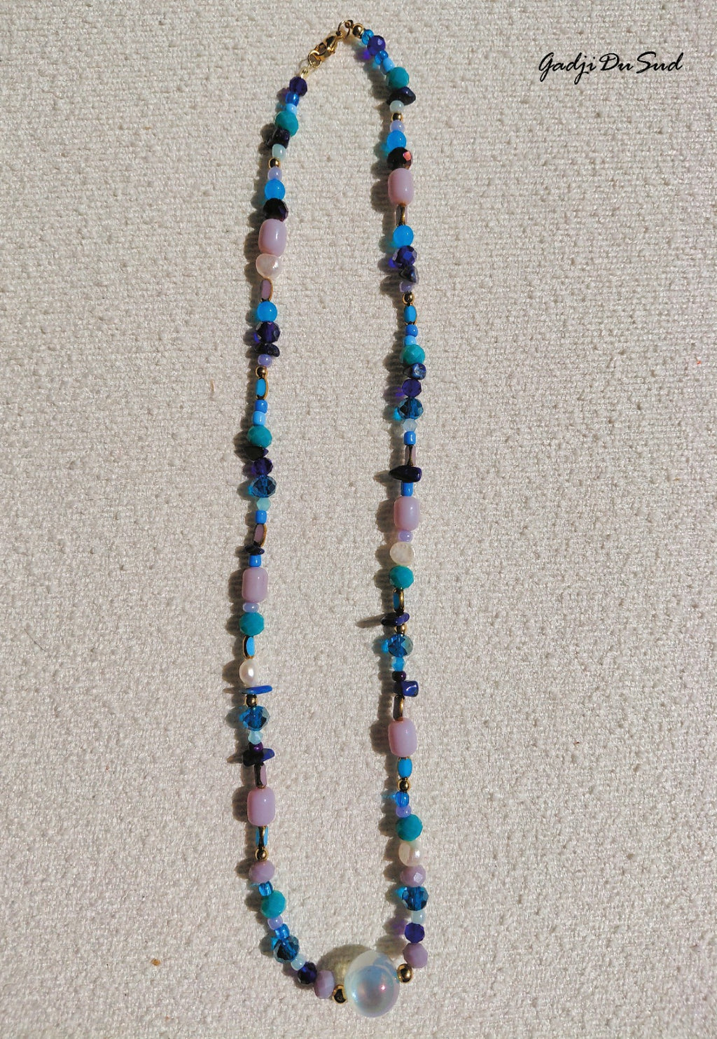 Collier Gadji Du Sud® "ORAGE D'ETE" 1
