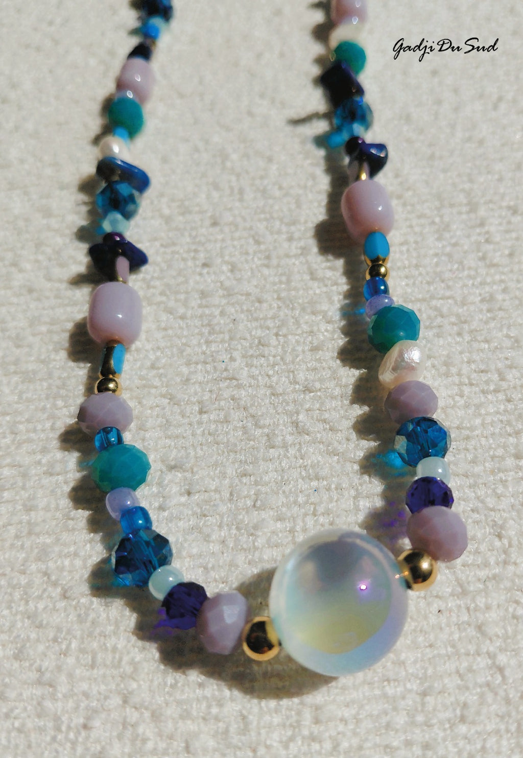 Collier Gadji Du Sud® "ORAGE D'ETE" 2