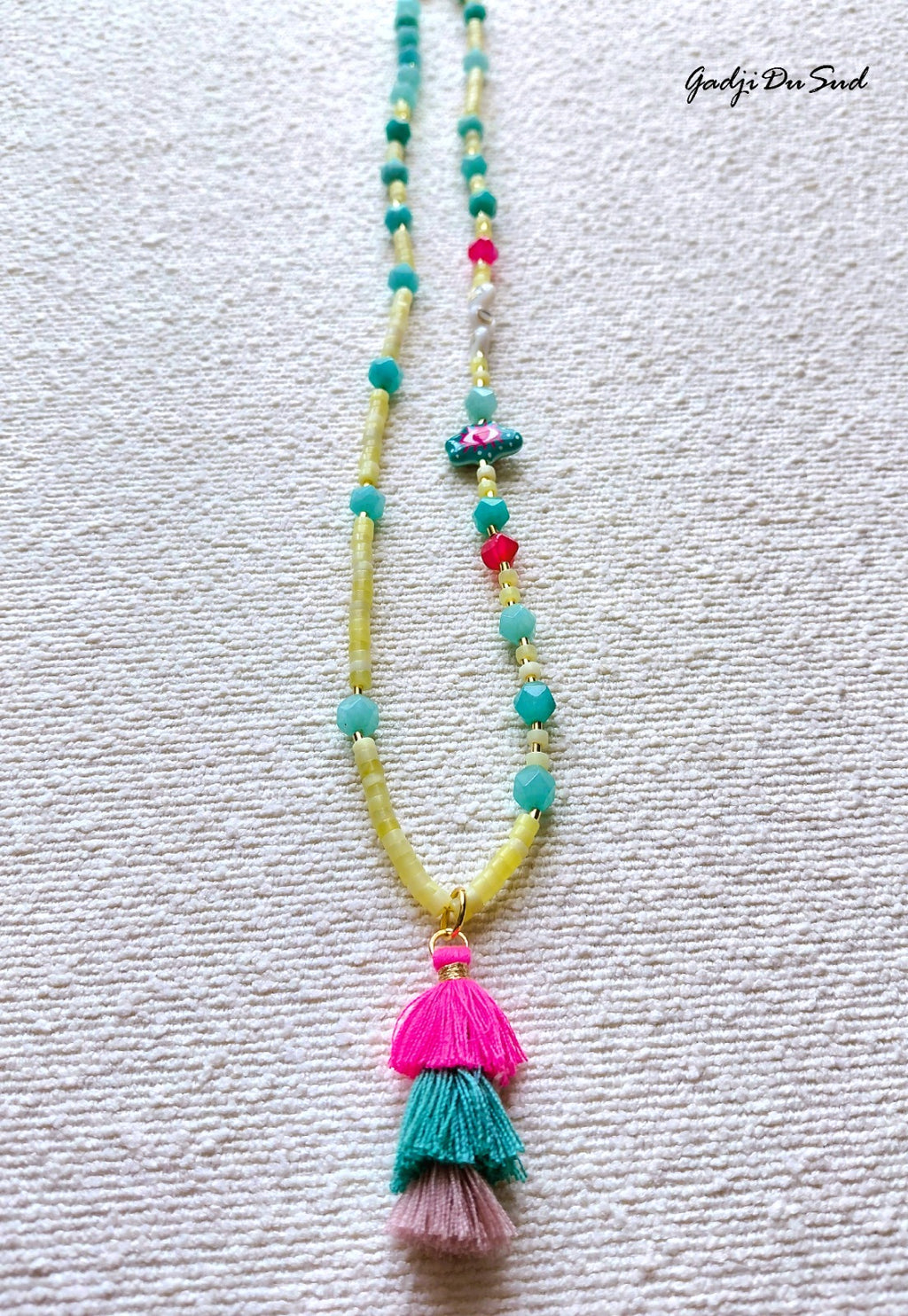 Collier Gadji Du Sud® "PERLE DE YUZU"2