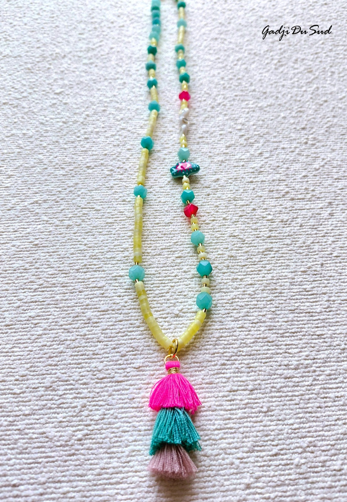 Collier Gadji Du Sud® "PERLE DE YUZU"2