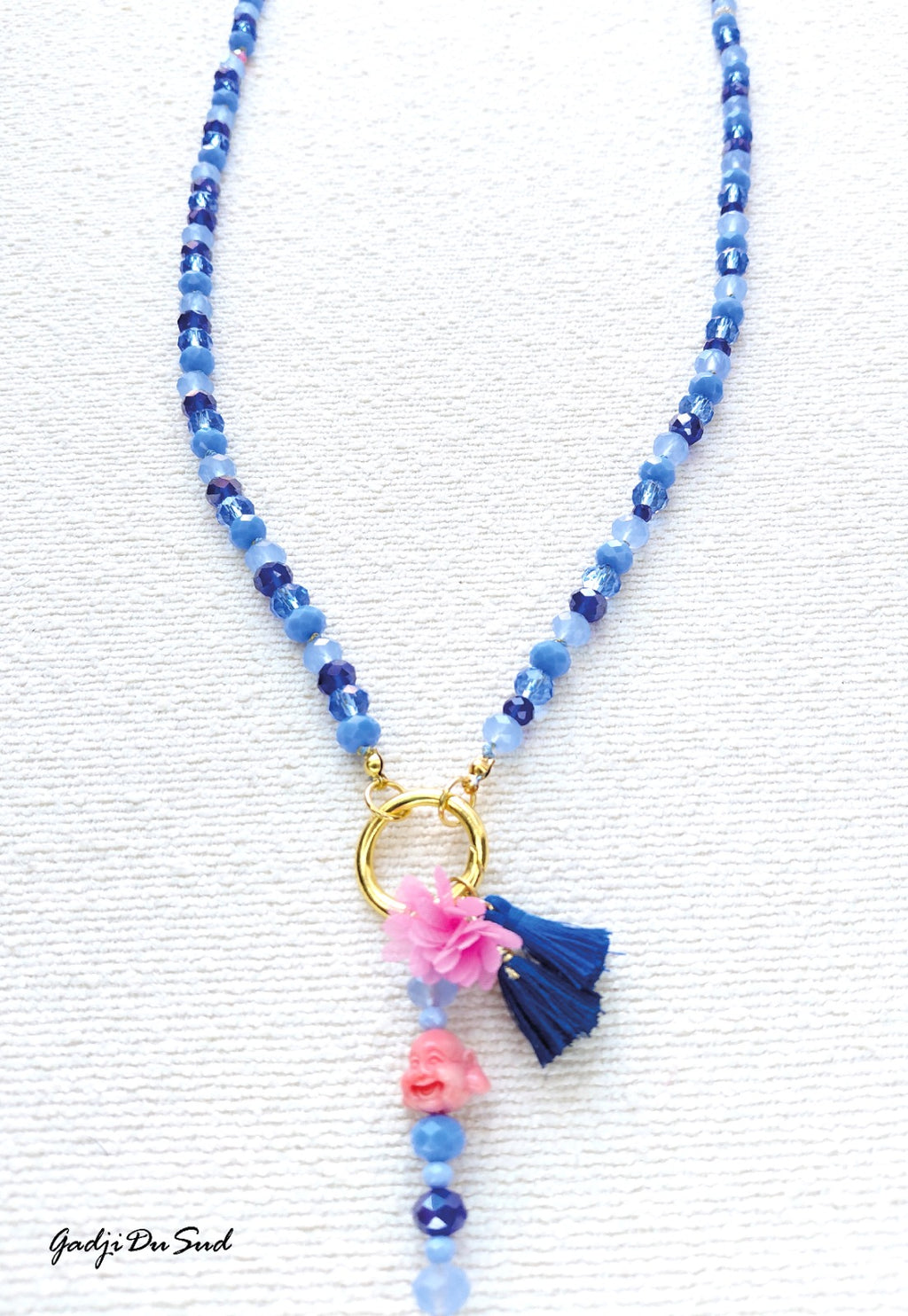 Collier Gadji Du Sud® "REVE BLEU"2