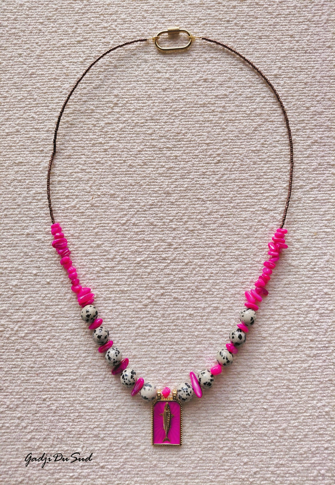Collier Gadji Du Sud® "TRUITE DE LUNE"1
